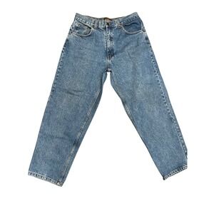 Highland Outfitters Mens 36x30 Blue Denim‎ Straight Leg Jeans 100% Cotton